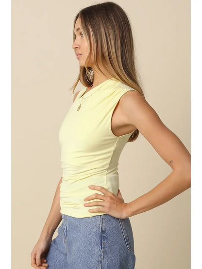 Cutout Shoulder Top