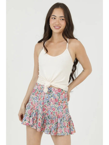 Ruffle Short Skirt