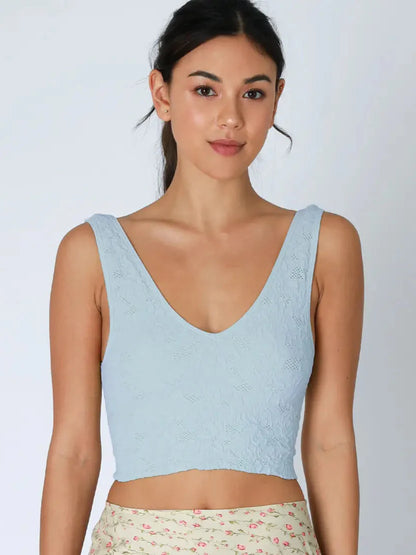 Niki Biki Lace V-Neck Tank