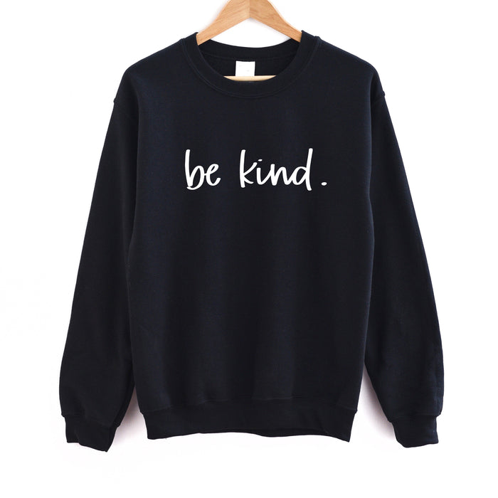 Be Kind crewneck sweatshirt, product photo 2