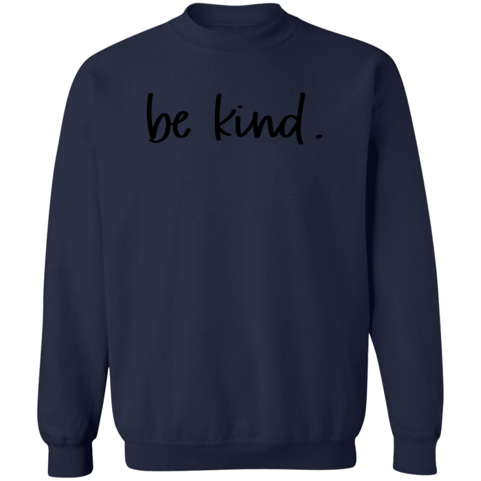 Be Kind crewneck sweatshirt in Navy