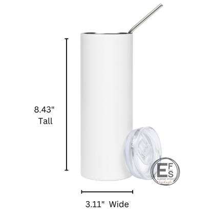 Believe Christmas Stainless steel tumbler