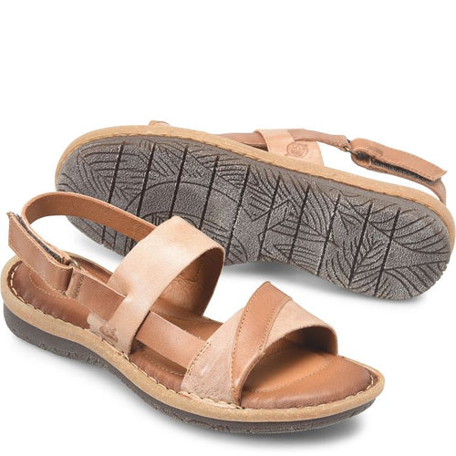 Born Women's Brown Maple Beige Taye Sandals BR0071862