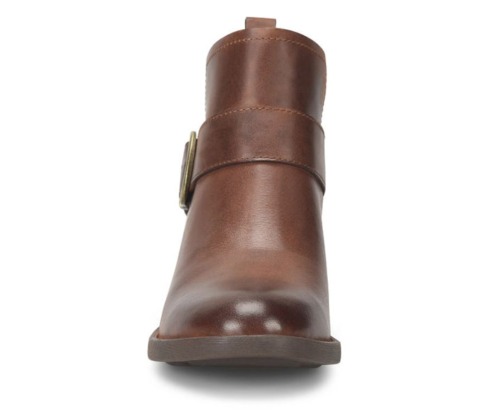 Born Women's Royce Brown Leather Ankle Bootie Shoe  BR0065506