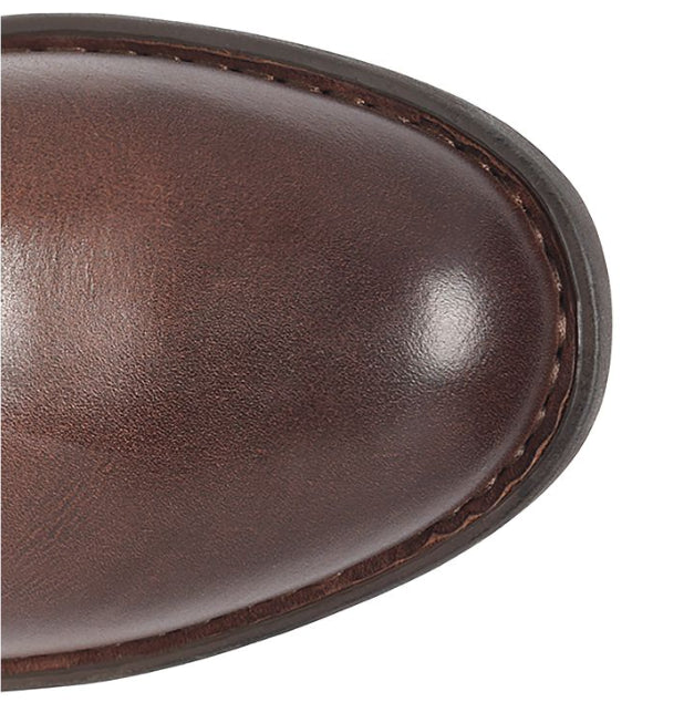 Born Women's Royce Brown Leather Ankle Bootie Shoe  BR0065506