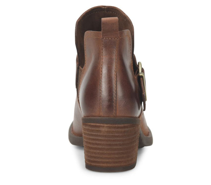 Born Women's Royce Brown Leather Ankle Bootie Shoe  BR0065506