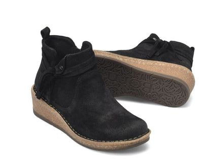 Born Women's Vaughn Black Suede Leather Ankle Boot BR0062309