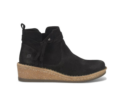 Born Women's Vaughn Black Suede Leather Ankle Boot BR0062309