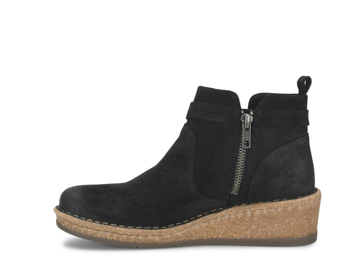 Born Women's Vaughn Black Suede Leather Ankle Boot BR0062309