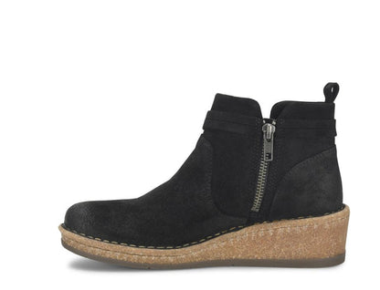 Born Women's Vaughn Black Suede Leather Ankle Boot BR0062309