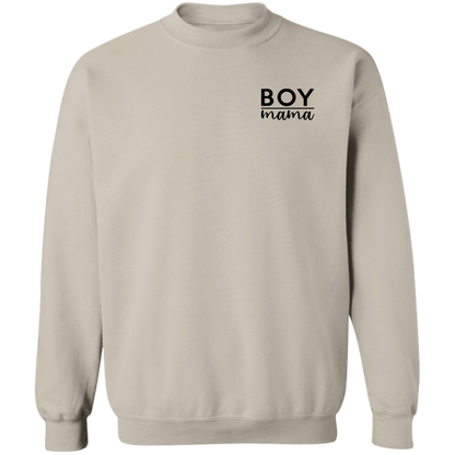Boy Mama crewneck sweatshirt in Sand