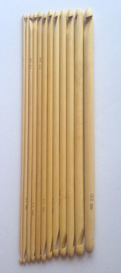 Brand New 12 pcs Double Ended Tunisian Crochet Hook! Sizes 3.0 to 10.0mm crochet hooks supplies tools