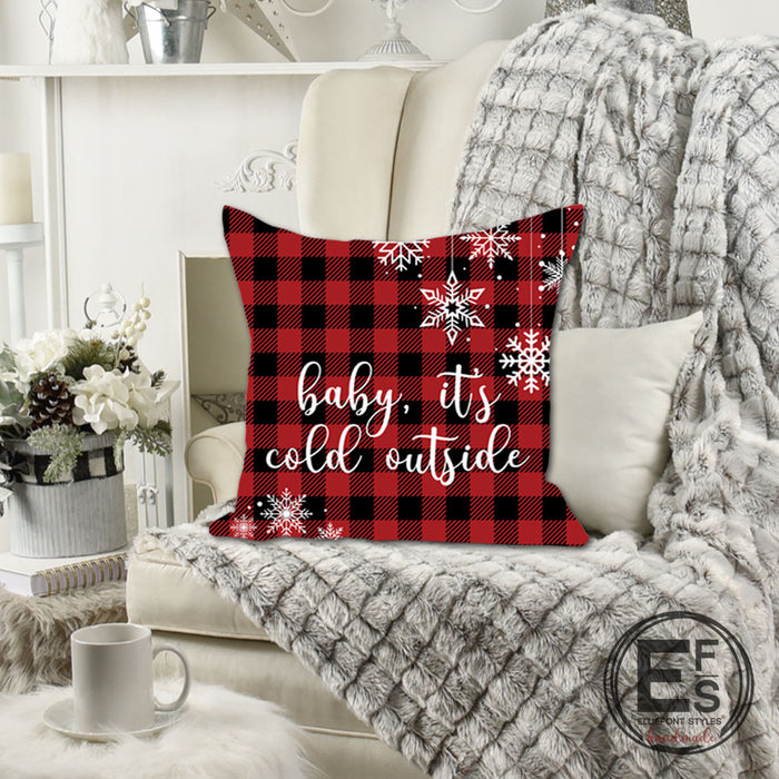 Buffalo Plaid Check Throw Pillow