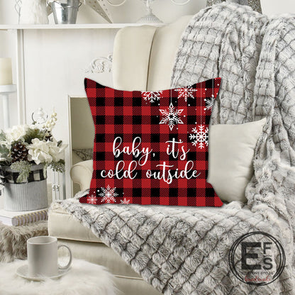 Buffalo Plaid Check Throw Pillow