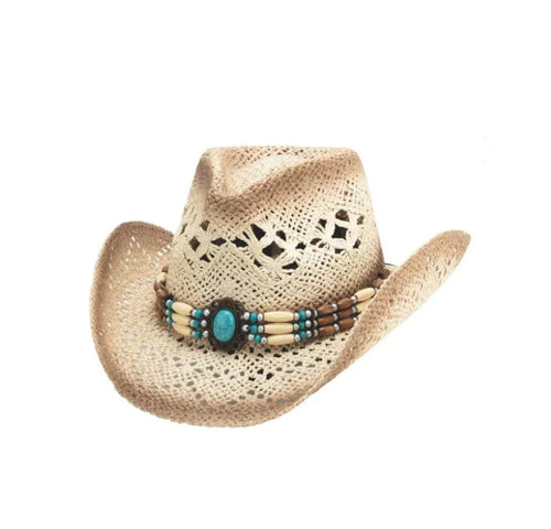 Bullhide Bowie Natural Toyo Straw Western Cowgirl Hat 5096