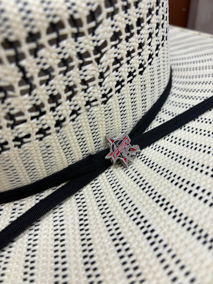 Bullhide Ivory & Black Keep Riding 25X Straw Western Cowboy Hat 2991-Painted Cowgirl Western Store