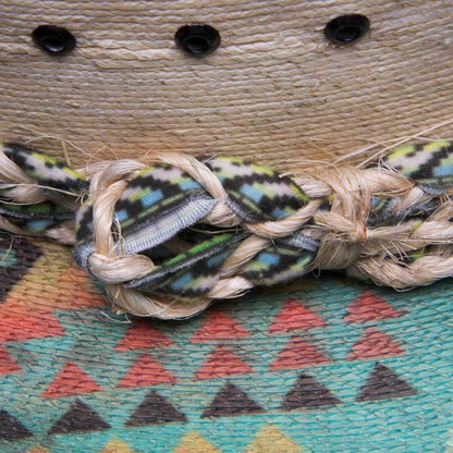Bullhide Jeopardy Palm Straw with Aztec Brim Western Cowgirl Hat 2999