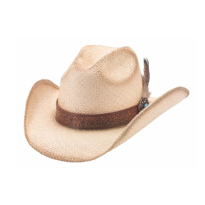 Bullhide Moonshine Natural Genuine Panama Straw Western Cowgirl Hat 5084