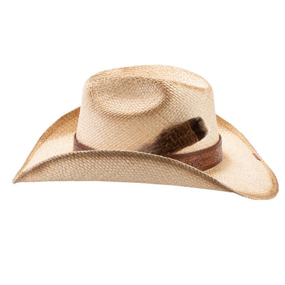 Bullhide Moonshine Natural Genuine Panama Straw Western Cowgirl Hat 5084