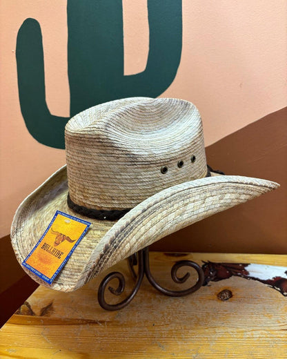 Bullhide Youth Pony Express Western Palm Straw Hat 2544-Painted Cowgirl Western Store