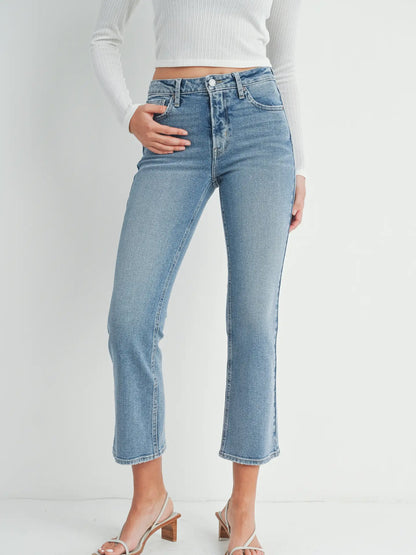 Just Black Denim Slim Cropped Bootcut