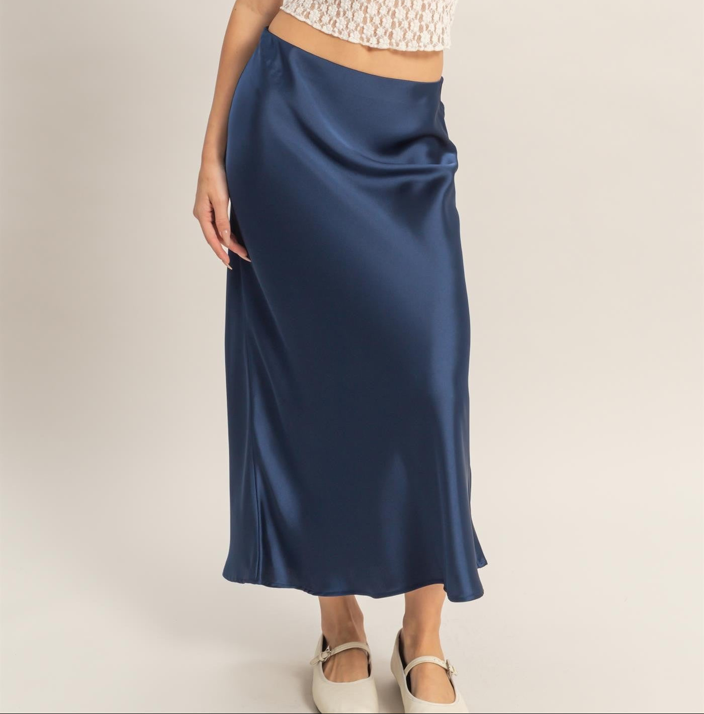 Satin Maxi Skirt