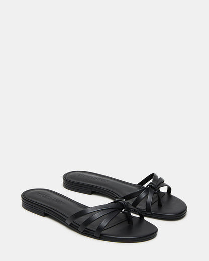 CALISSI BLACK LEATHER