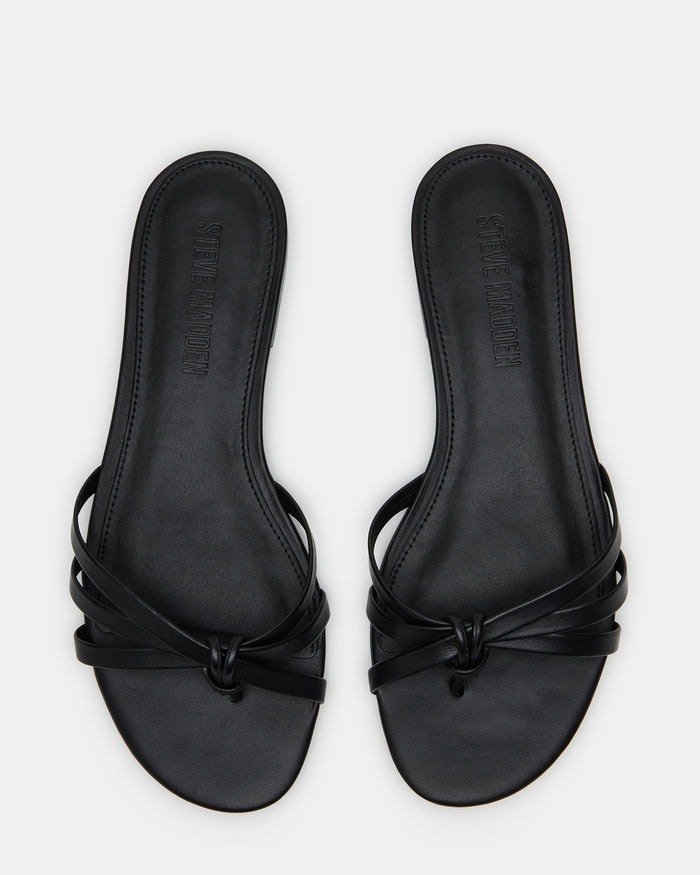 CALISSI BLACK LEATHER