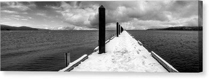 Camp Richardson Pier - Canvas Print-20.000" x 6.250"-Lake Tahoe Prints