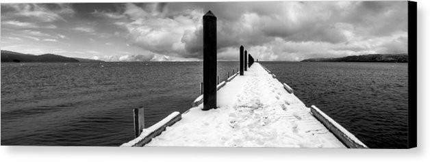 Camp Richardson Pier - Canvas Print-20.000" x 6.250"-Lake Tahoe Prints