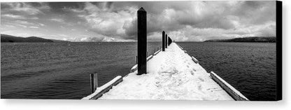 Camp Richardson Pier - Canvas Print-20.000" x 6.250"-Lake Tahoe Prints