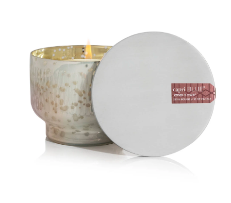 Capri Blue Apple Cider Social Mercury Inverted Jar Candle, 10 Ounces