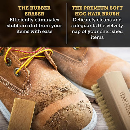 Care & Cool Suede & Nubuck Basic Cleaning Kit X003ZTDCUJ-Painted Cowgirl Western Store