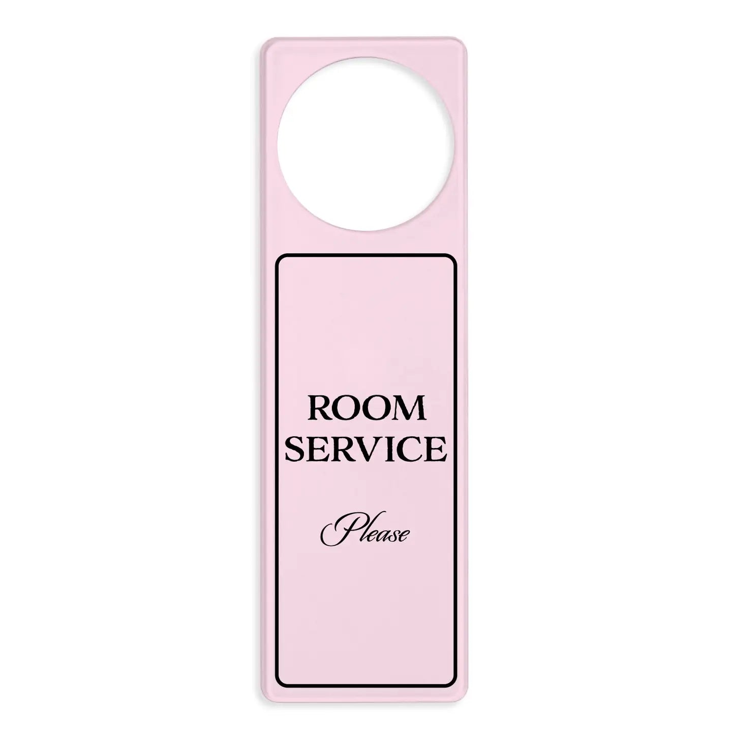 Room Service Door Hanger