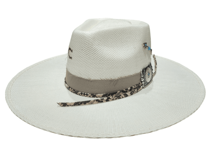 Charlie 1 Horse Natural Spear Point Western Fashion Straw Cowgirl Hat CSSPPO-034081