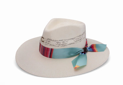 Charlie 1 Horse Natural Summer Serape Straw Cowgirl Hat CSSMSR-343681
