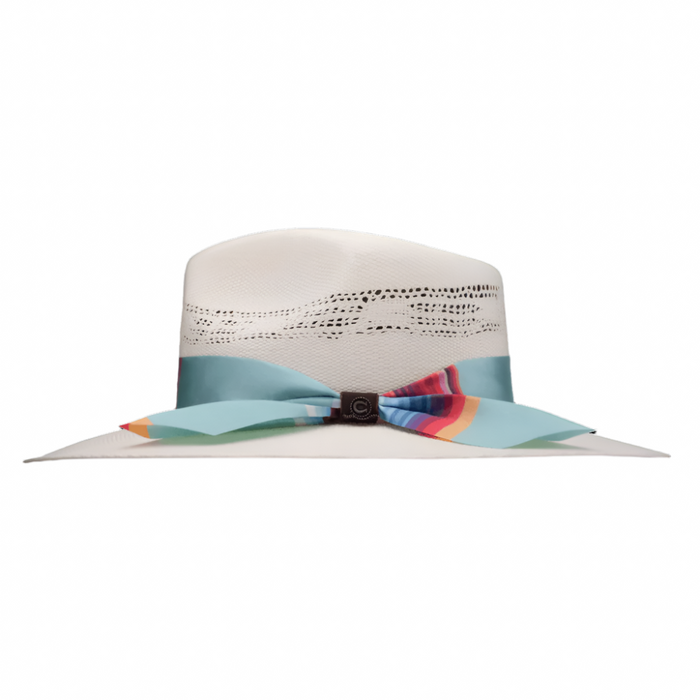 Charlie 1 Horse Natural Summer Serape Straw Cowgirl Hat CSSMSR-343681