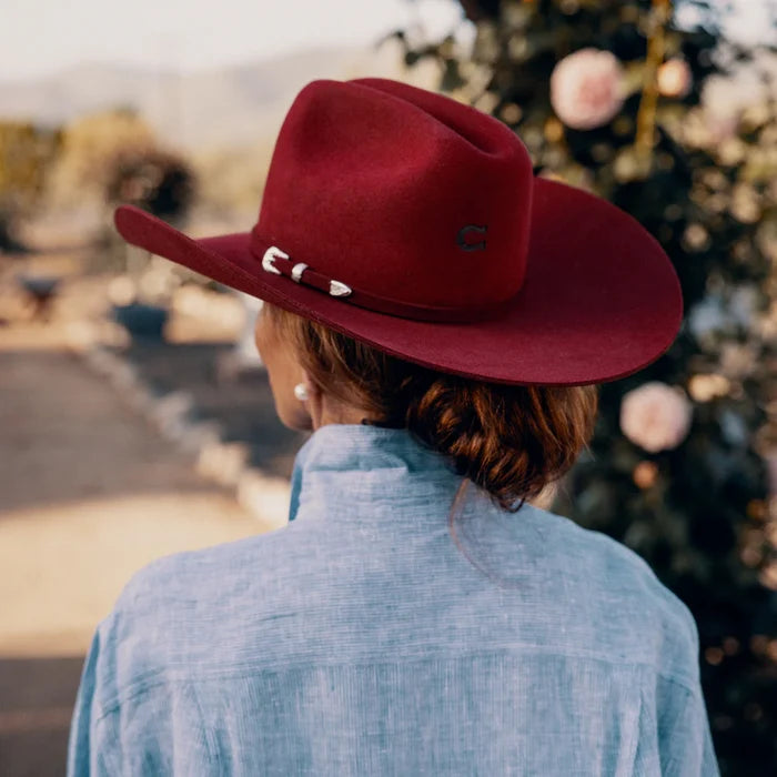 Charlie 1 Horse 'The Cowgirl' Cranberry Western Cowgirl Hat CWCWHT-7242KR