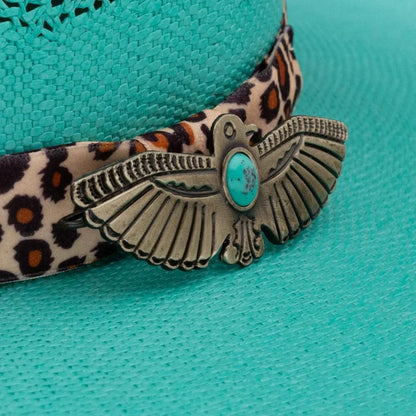Charlie 1 Horse Turquoise Right Meow Straw Cowgirl Hat CSRTMW-3436-Painted Cowgirl Western Store