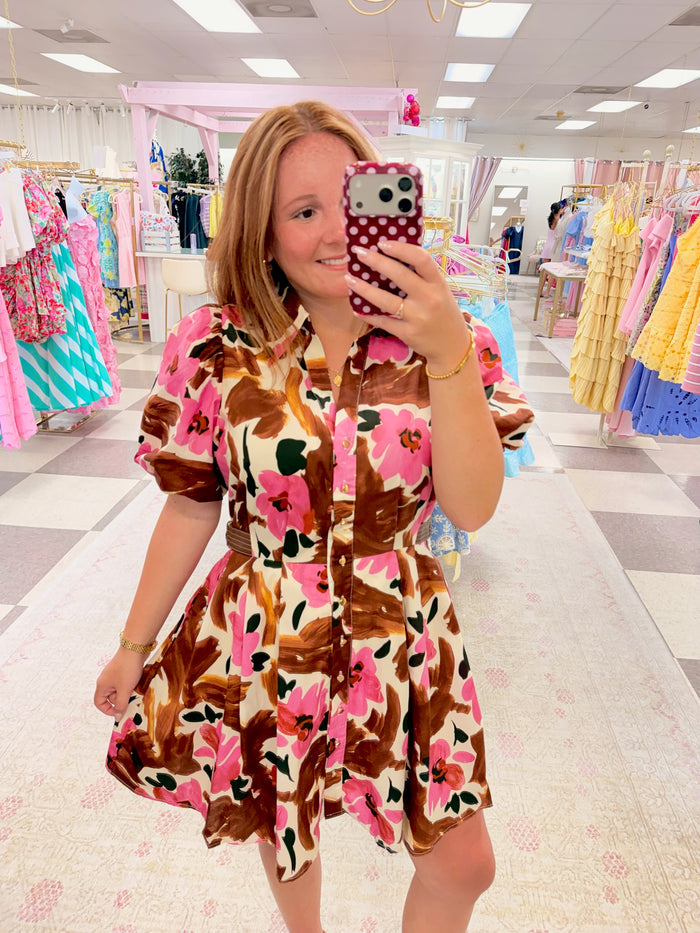 Chocolate Blooms Dress