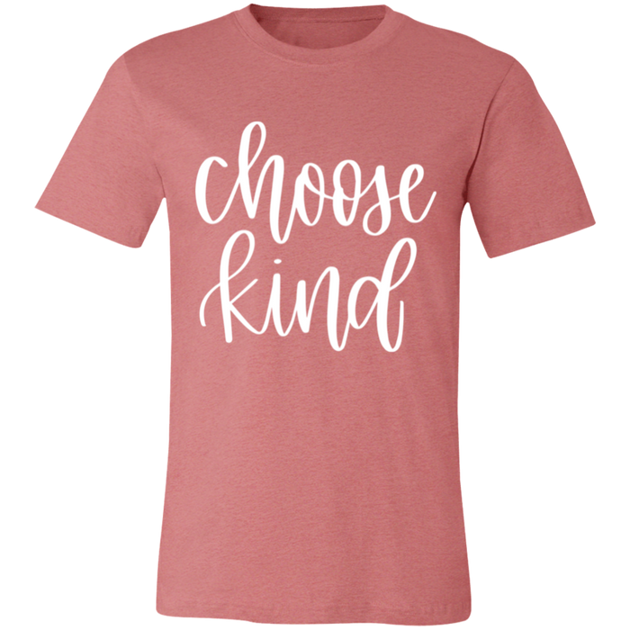 Choose Kind graphic t-shirt in Heather Mauve