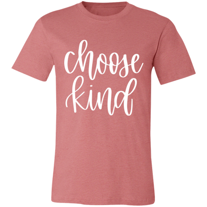 Choose Kind graphic t-shirt in Heather Mauve