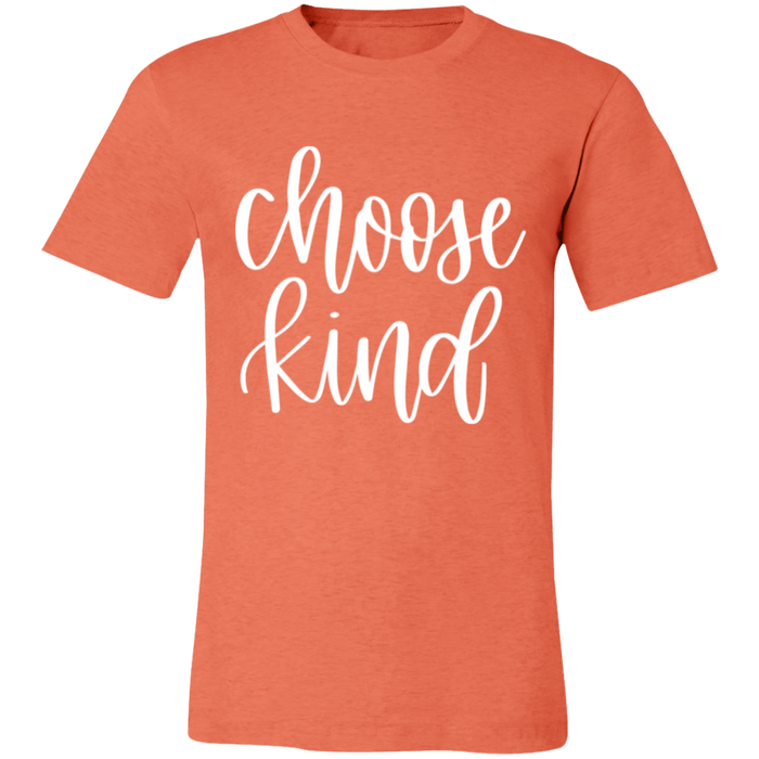 Choose Kind graphic t-shirt in Heather Orange