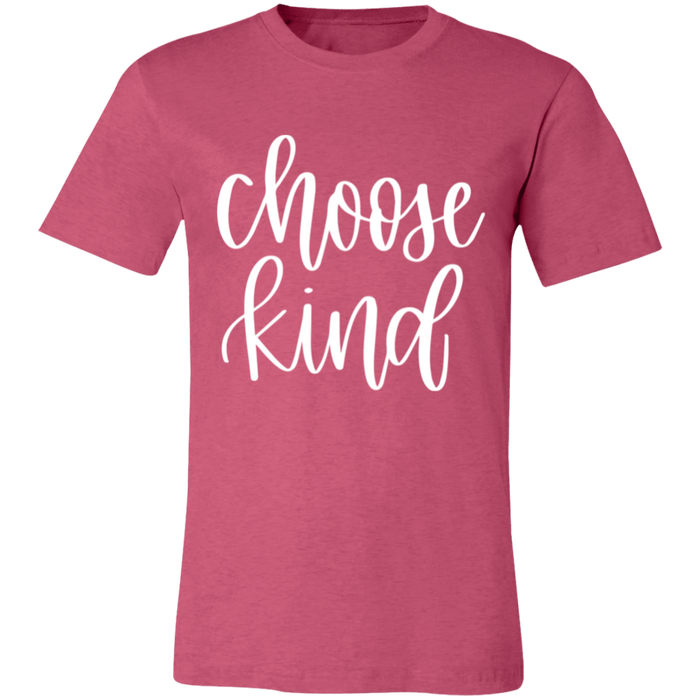 Choose Kind graphic t-shirt in Heather Raspberry