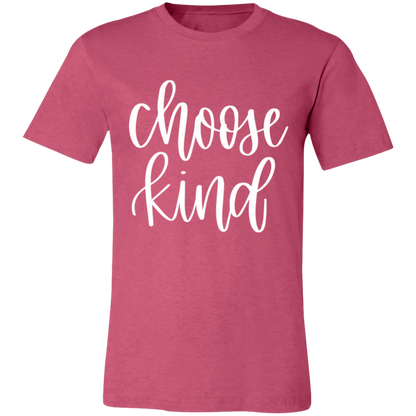 Choose Kind graphic t-shirt in Heather Raspberry