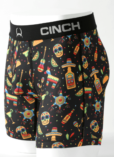 Cinch Men's 6" Fiesta Boxer Brief  MXY6002031