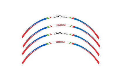 CNC 17 Inch Wheel Stripes Kit Pramac Racing Limited Edition Blue/Red WK002PR