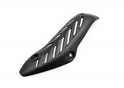 CNC Ducati Monster 821/1200 Exhaust Pipe Heat Guard Matte Carbon ZA965Y NEW Euro