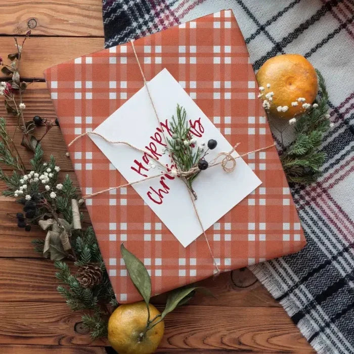 Country Red Checkered Wrapping Paper - Premium Craft Supplies & Tools > Party & Gifting > Packaging & Wrapping from Sugar and Spice Invitations - Just $26.10! Shop now at Sugar and Spice Paper