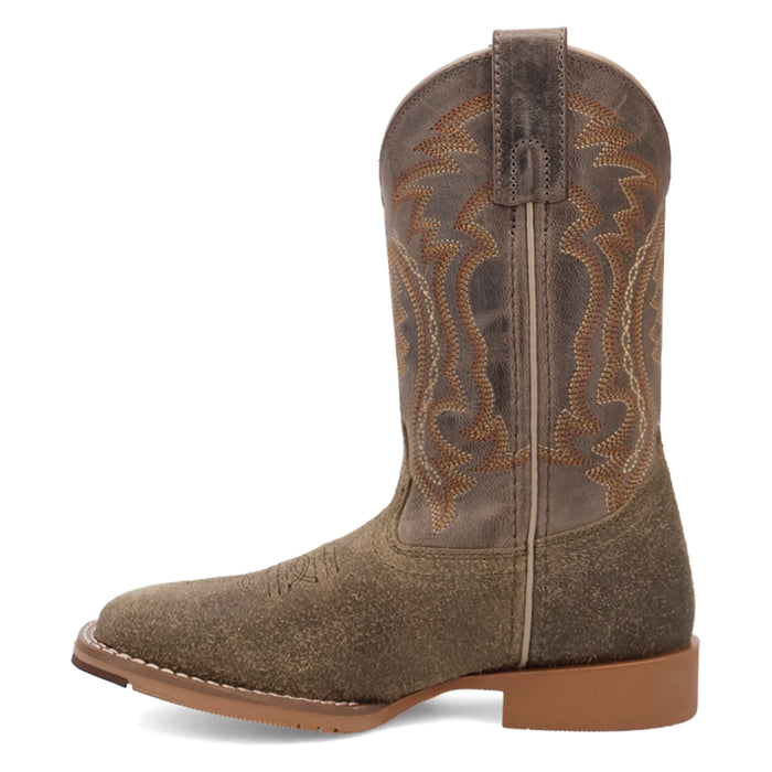 Dan Post Children/Youth Grey/Blue Beasley Leather Western Cowboy Boots DPC4004 DPC5004